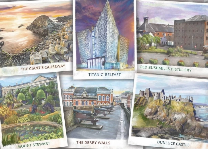 Puzzle Visitez l’Irlande du Nord 1000 pièces