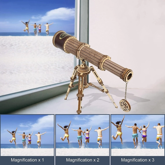 ROBOTIME Rokr Modèle en Bois de Télescope Monoculaire