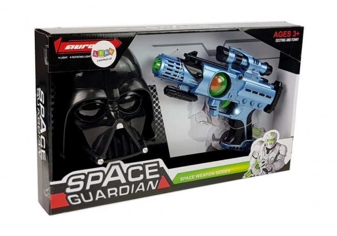Ensemble de masques Pistolet Laser Guerrier Cosmos