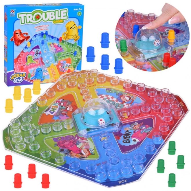 Jeu de société familial Version chinoise - ne perdez pas les dés ! Jeu de voyage GR0682