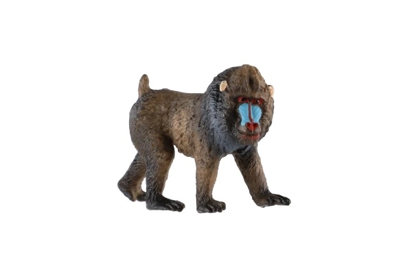 Mandrill joue en plastique 7cm en sachet