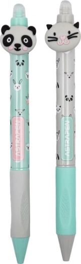 Stylos effaçables avec animaux 2 pcs ASTRA