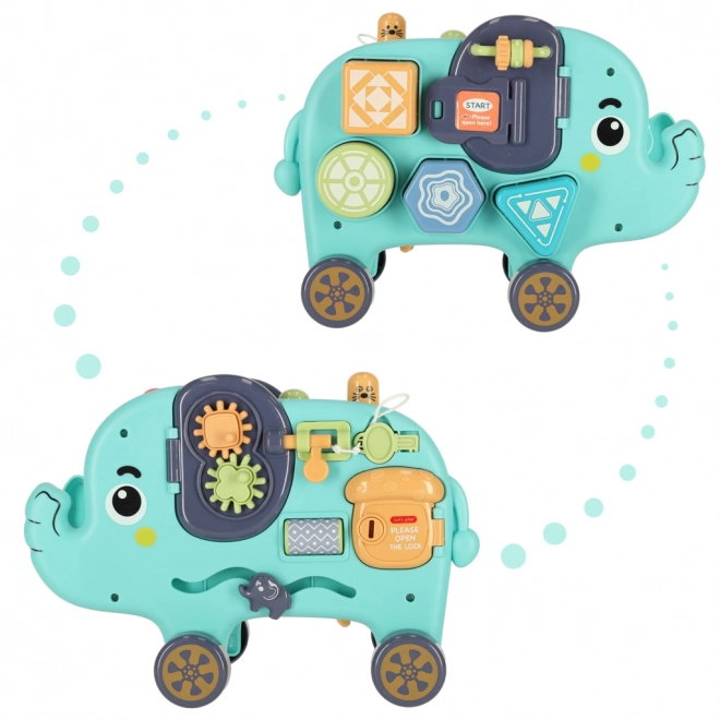 Blocs de tri interactifs montessori éléphant 26 cm