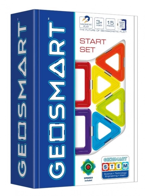 Construction magnétique GeoSmart Pack de départ - 15 pièces