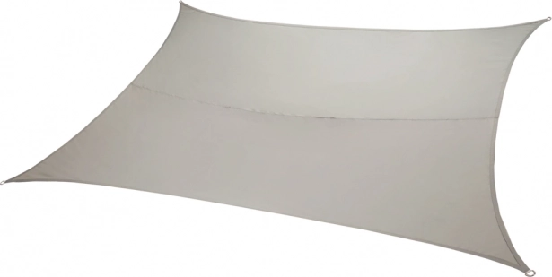 Bâche d'ombrage de jardin LUARO grise 4x3m