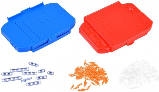 Flotte complète et picots en 2 couleurs