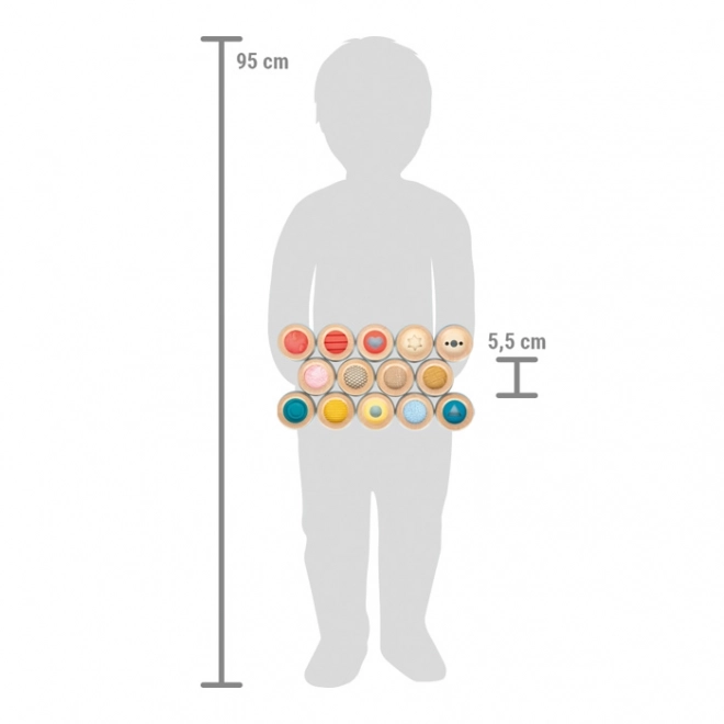 Petit pied Pexeso tactile "Sensoriel"