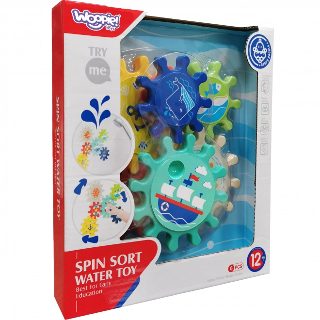 Woopie Jouet de bain pour enfants avec engrenages