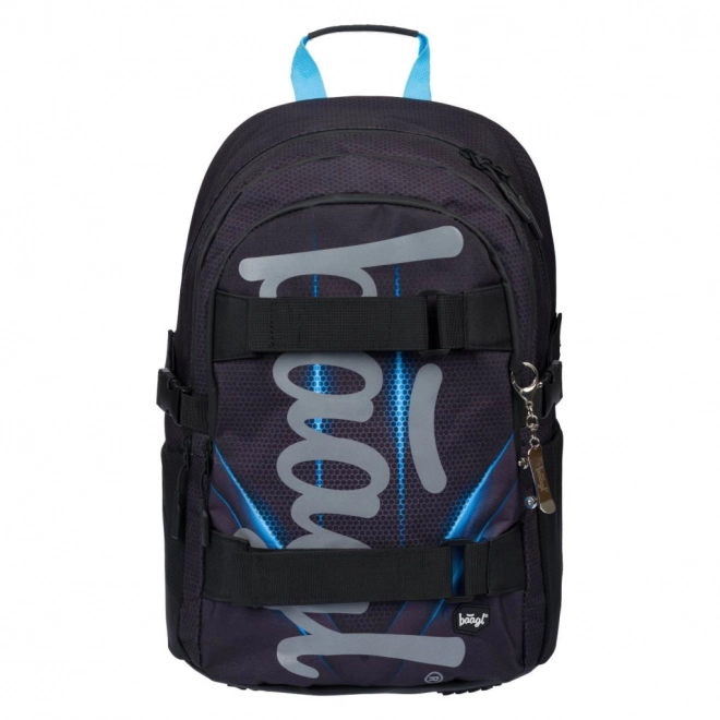 Sac à dos scolaire Baagl Skate Bluelight