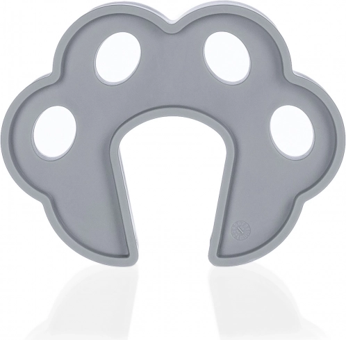 Protection anti-pincement en caoutchouc 1 pièce, Gris