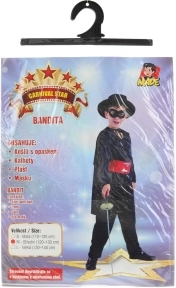 Déguisement de bandit pour enfant, taille 120–130 cm