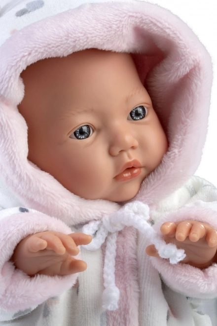 Poupée réaliste bébé LITTLE BABY avec corps en tissu souple 32 cm