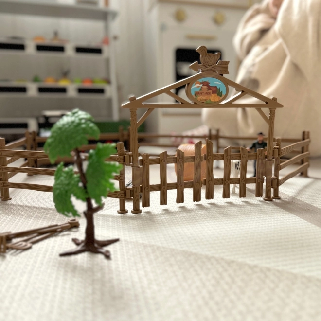 Mini ferme tracteur avec animaux et outils de Woopie