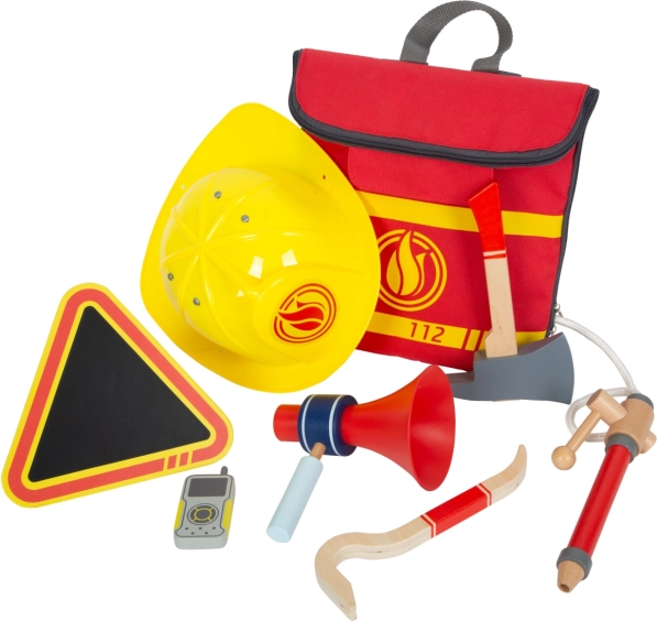 sac à dos de pompier pour enfants avec kit d’outils small foot