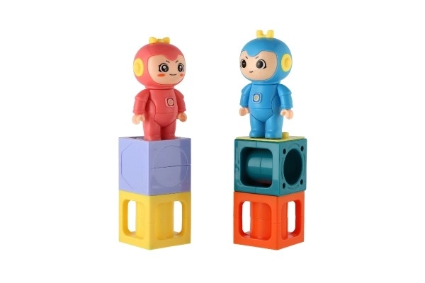 Circuit à billes magnétique avec figurines en plastique 102 pièces dans une boîte de 49x35x9cm