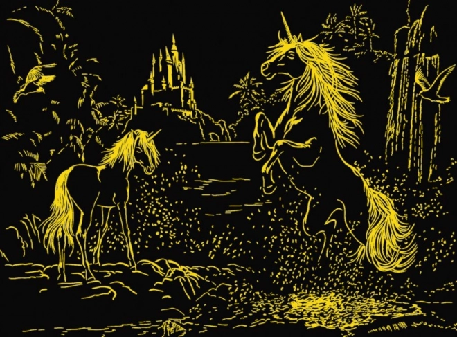 Puzzle Ravensburger Licornes au Bord de la Rivière 500 pièces
