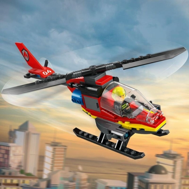 LEGO® City 60411 Hélicoptère de secours des pompiers