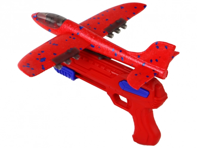 Lanceur de bulles de savon Avion Rouge