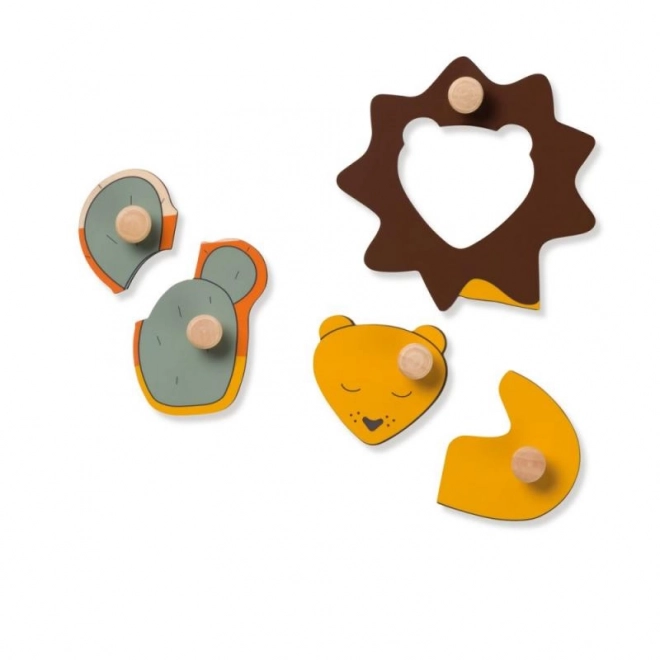 Puzzle en bois - Lion