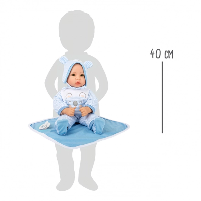 poupée Small Foot Lucas avec corps souple et accessoires