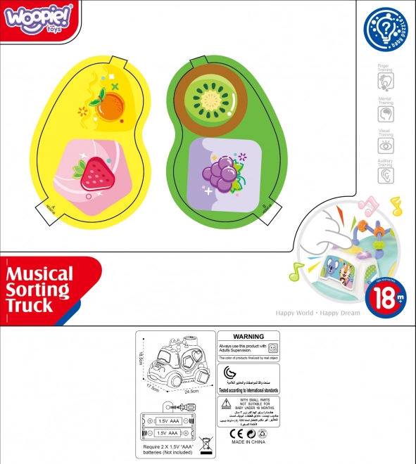 Voiture musicale interactive Woopie
