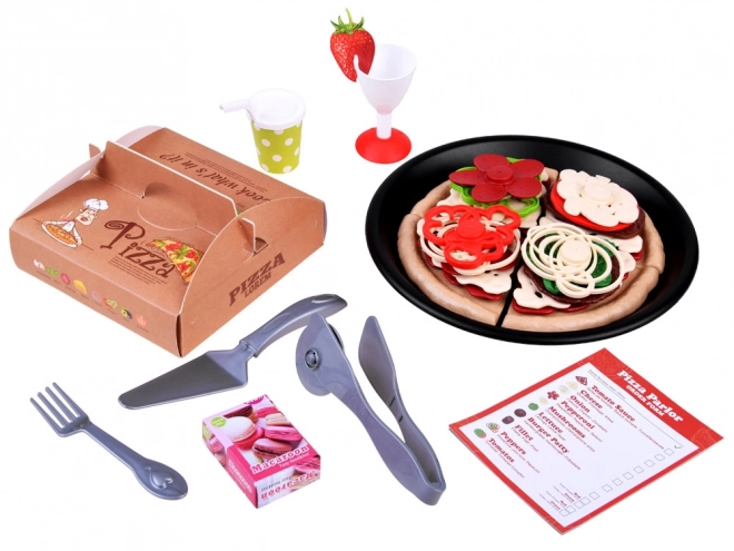 Ensemble de cuisine pour préparer des pizzas pour enfants