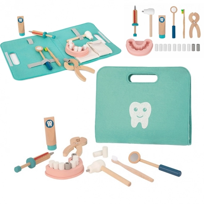 Tooky Toy Ensemble dentaire pour enfants avec sac à dos 19 pcs FSC
