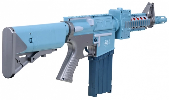 Fusil pour enfants argenté 6+ Blaze Storm 20 balles en mousse longues + viseur