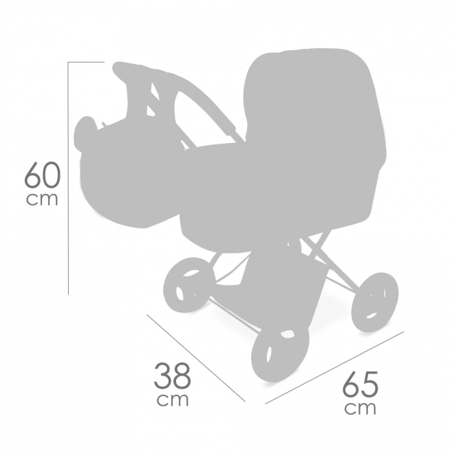 DeCuevas 85079 Poussette pliable pour poupées avec sac à dos KOALA 2024 - 60 cm