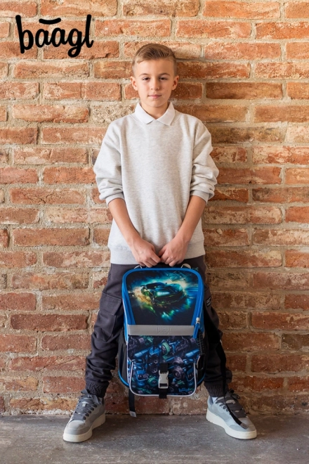 Cartable scolaire Baagl Zippy Voiture de course