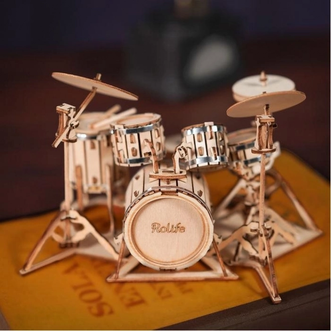Ensemble de vélo - maquette en bois 3D