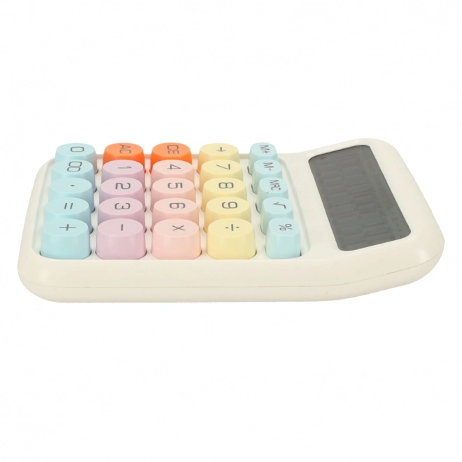 Boutons ronds calculatrice de bureau