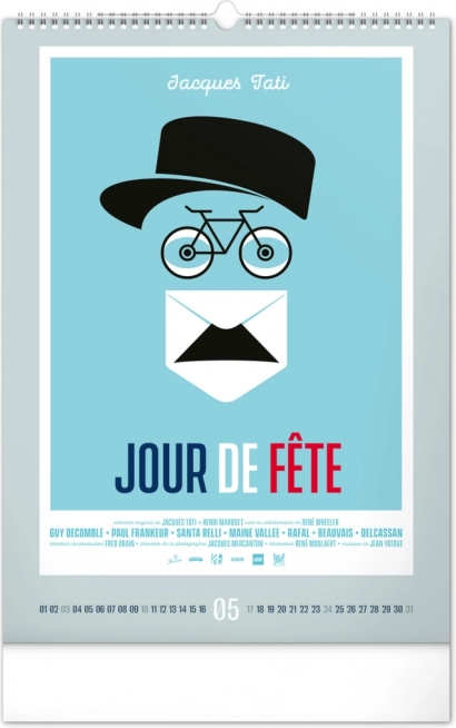 Calendrier mural Affiches de films alternatives 2026