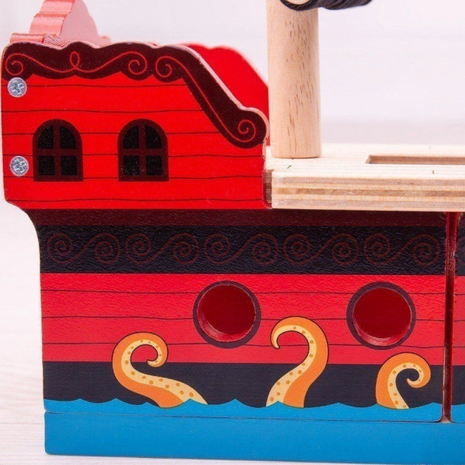 Galère Pirate Bigjigs Rail