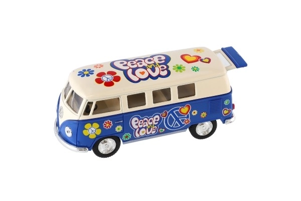 Autobus Kinsmart VW Classique métal/plastique 13cm à rétrofriction