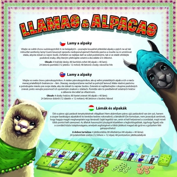 Lamy et Alpaga Jeu de Société