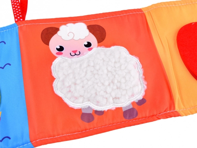 Livre sensoriel pliable pour bébés