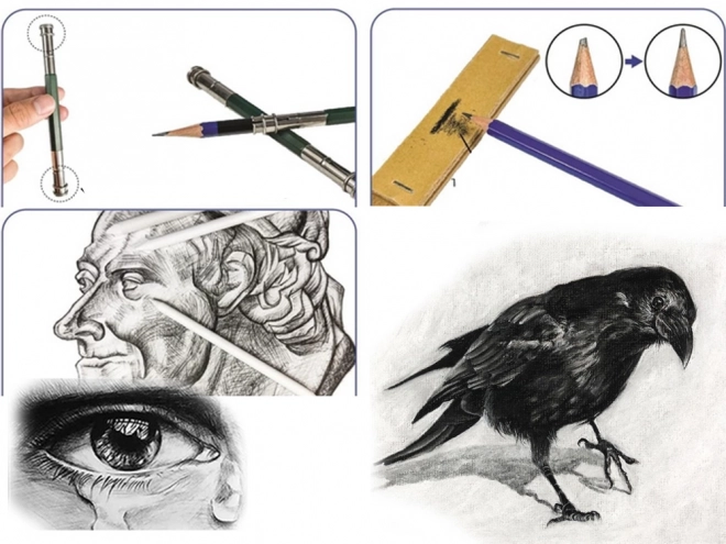 Ensemble pour croquis et dessin pour professionnels