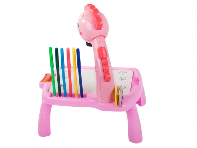 Table à dessin pour enfants avec projecteur