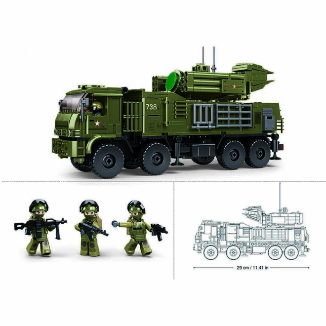 Kit de construction Pantsir S1S à l'échelle 1:35