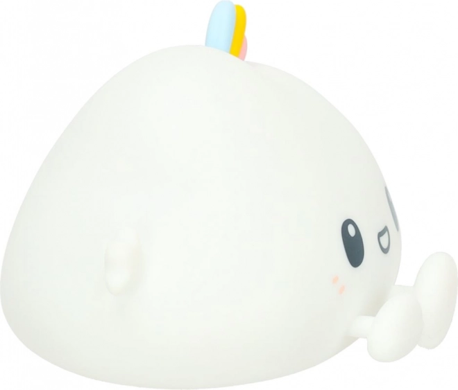 Lampe de nuit en silicone pour enfants en forme de nuage RGB