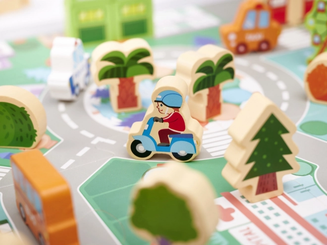 Puzzle éducatif en bois 120 pièces