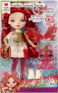 Rainbow High petite sœur fée Apple (rouge)