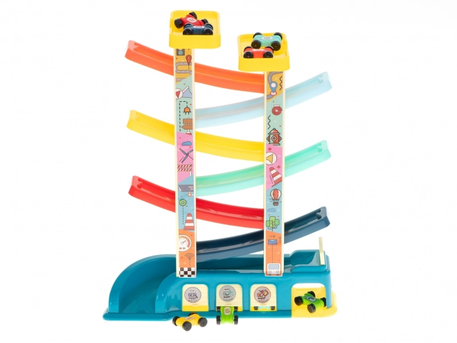 Circuit + 8 petites voitures