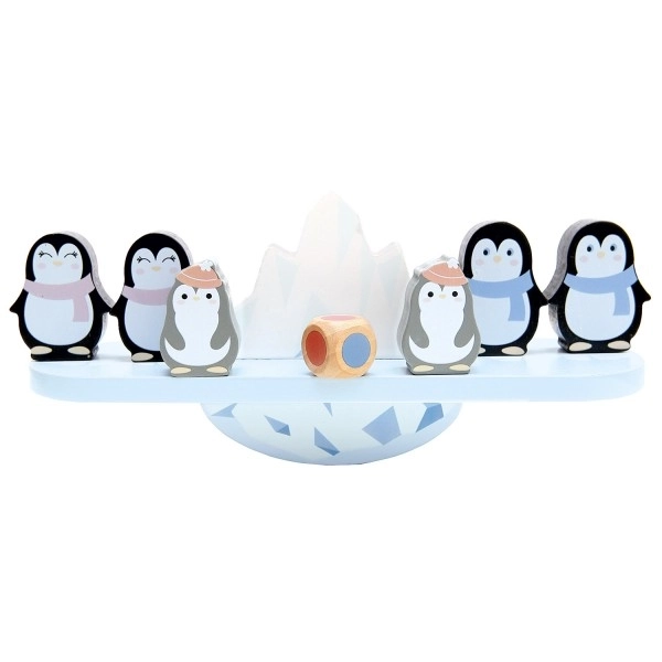 Jeu d'équilibre pingouins 8 pcs