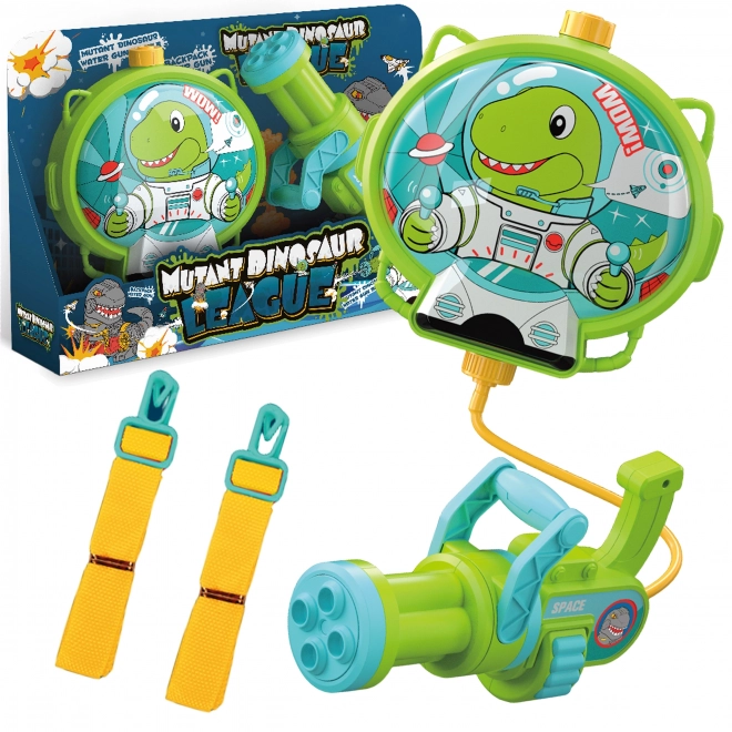 Pistolet à eau avec sac à dos Dino