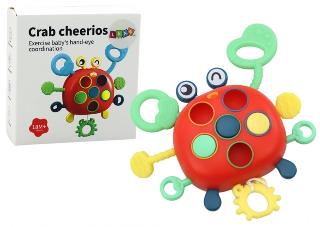 Crabe sensoriel Jouet éducatif interactif pour enfants