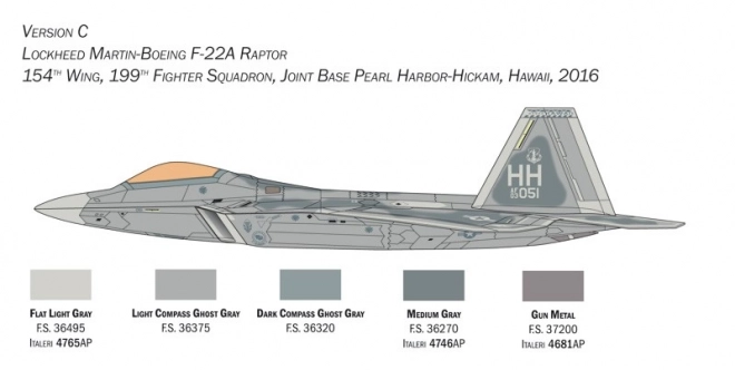 Modèle Lockheed Martin F-22A Raptor