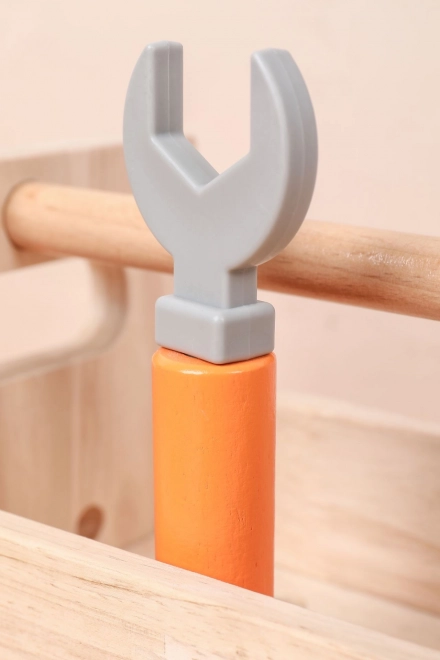 Lucy & Leo Grand charpentier - ensemble en bois d'outils avec établi