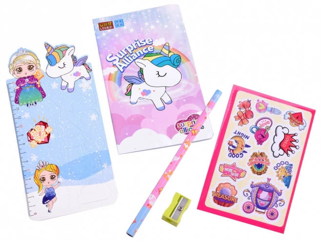 Journal magique secret verrouillable autocollants ZA4706